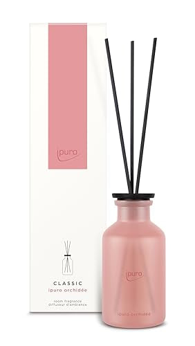 ipuro - Classic Room Fragrance Jardin - 240ml | Room freshener with lime, bergamot, magnolia & rose, carnation & amber | Exotic garden fragrance | Diffuser with reeds | Home air freshener on sale